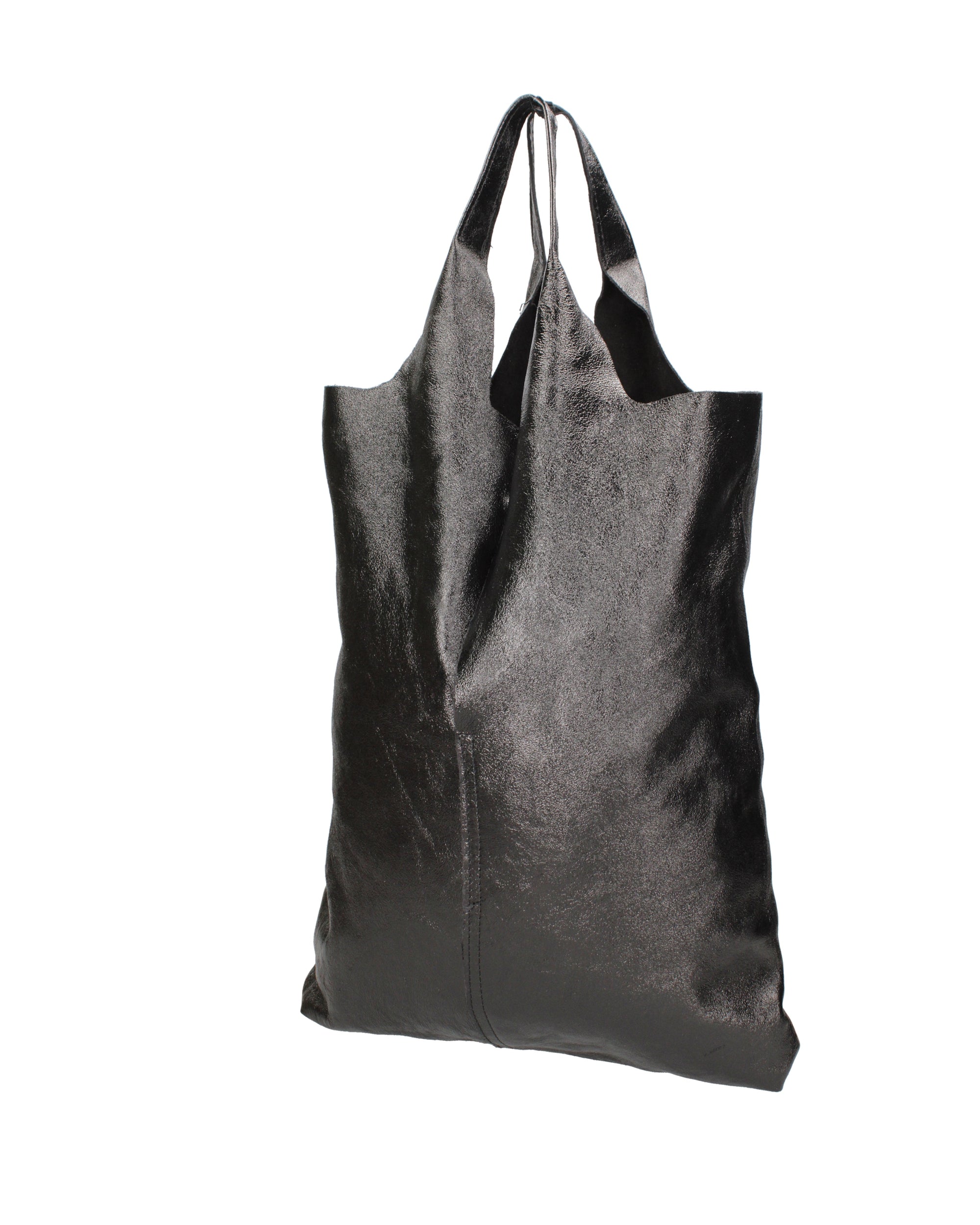 Argenta Borsa a spalla da donna Pelle laminata 05358-L022 NERO Chiara Ferretti