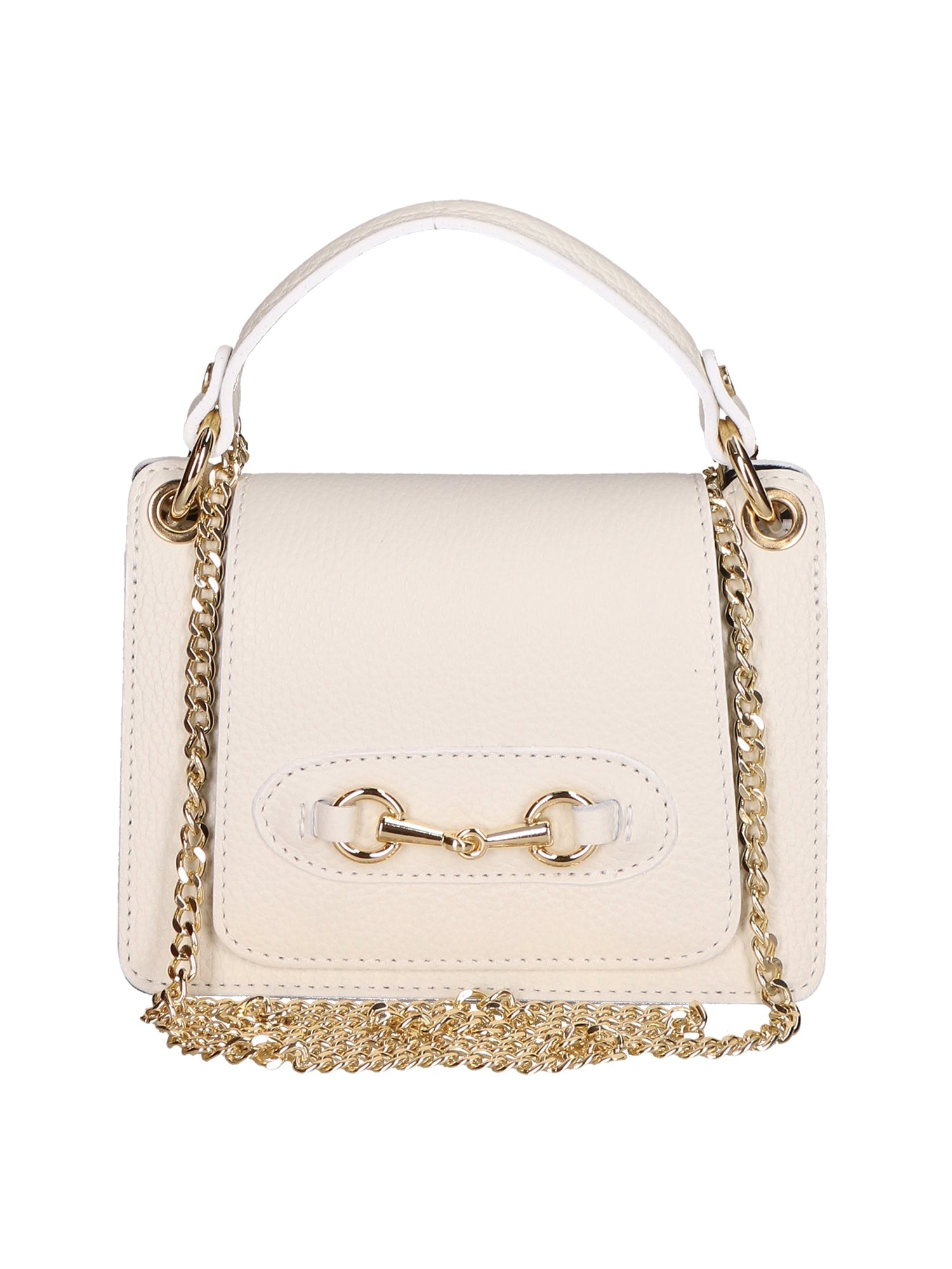 Greta Borsa a mano da donna Vera pelle 05896-C38 PANNA Chiara Ferretti
