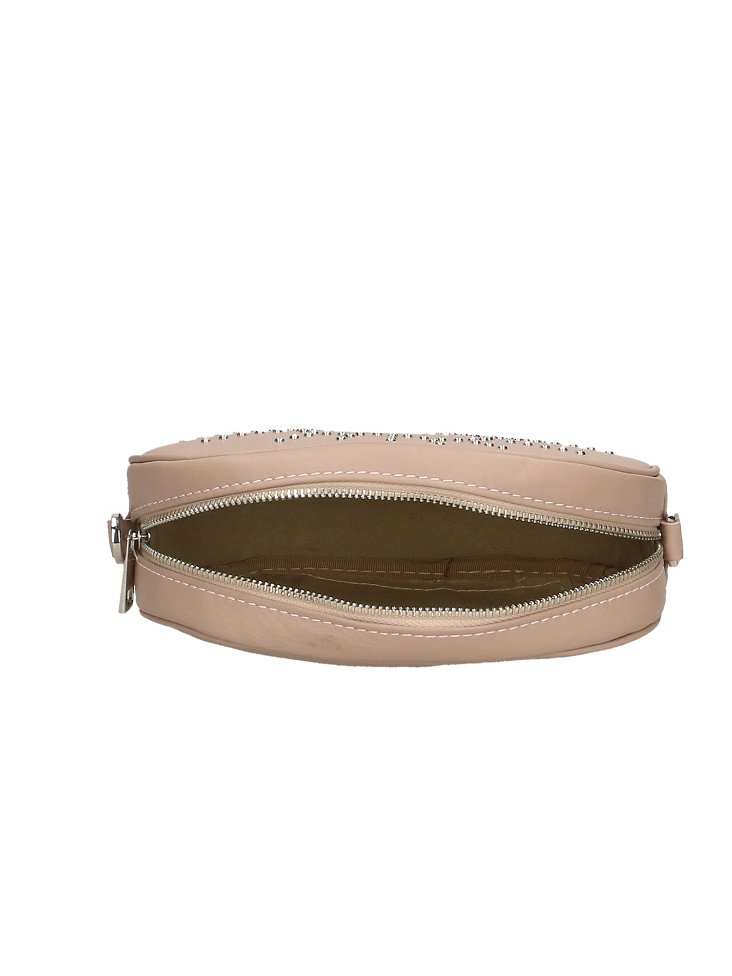 Maddalena Women's Genuine Leather Bum Bag Made in Italy 13x21x6 cm
