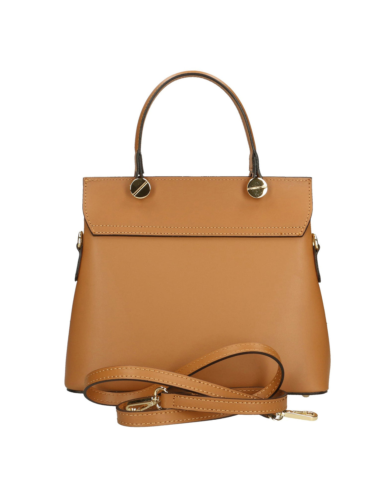 Borsa a mano da donna 100% vera pelle 7708-L128 CUOIO Chiara Ferretti