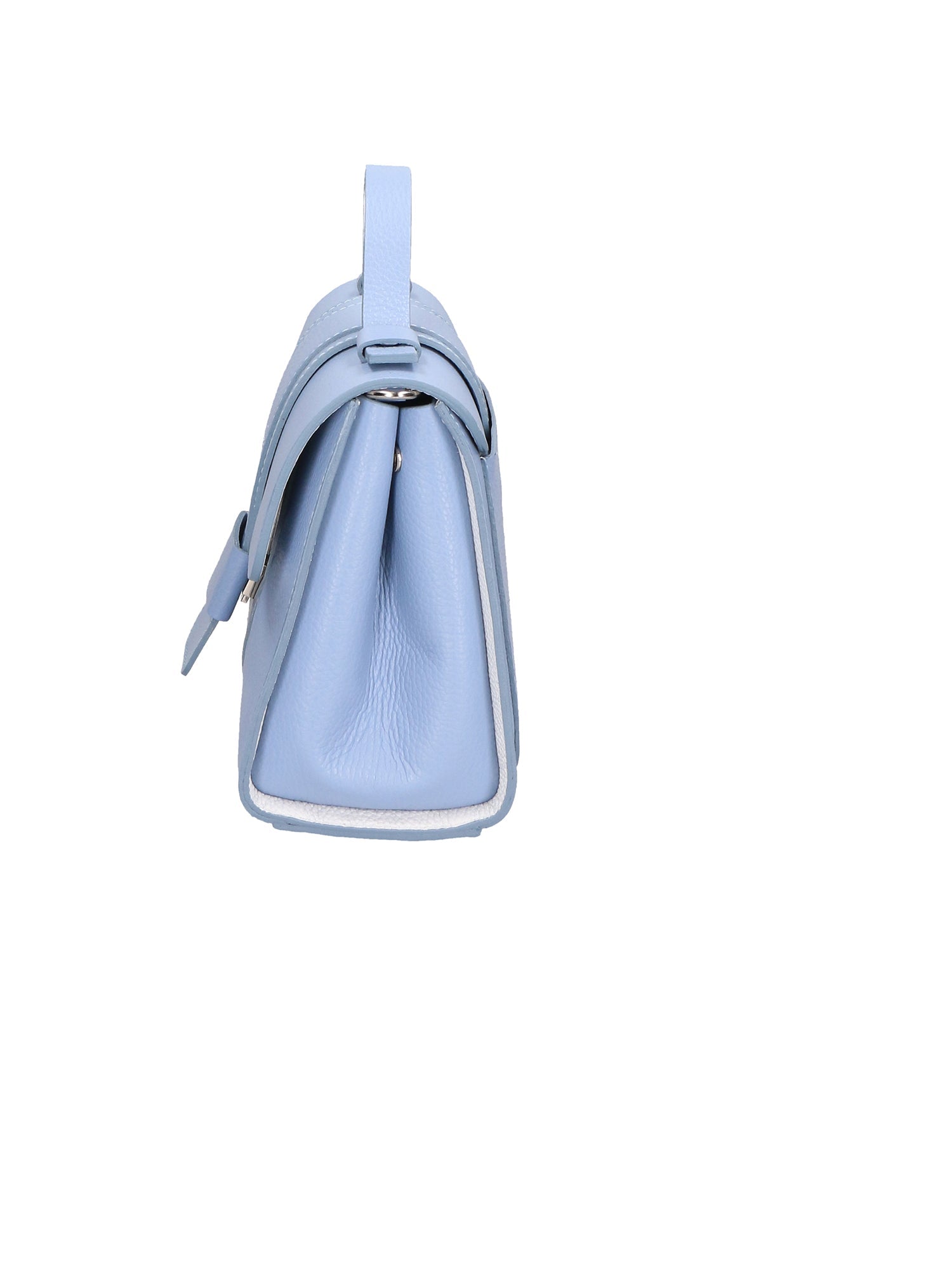 Gina Borsa a mano da donna Vera pelle 05926-D592 AZUL + D01 BIANCO Chiara Ferretti