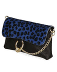 Safira Borsa a mano da donna Vera pelle 04760-LEO P BLU Chiara Ferretti