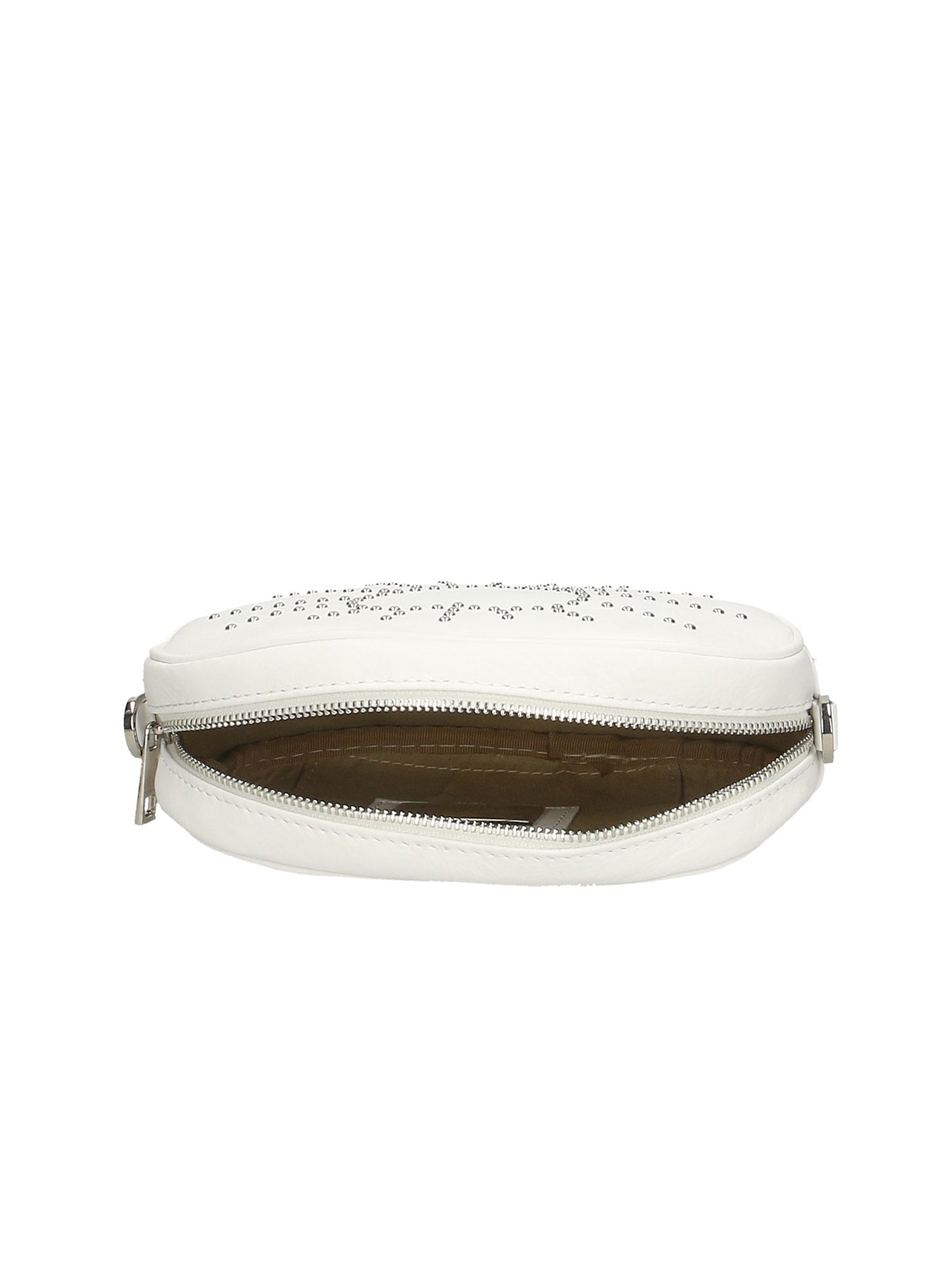 Maddalena Women's Genuine Leather Bum Bag Made in Italy 13x21x6 cm