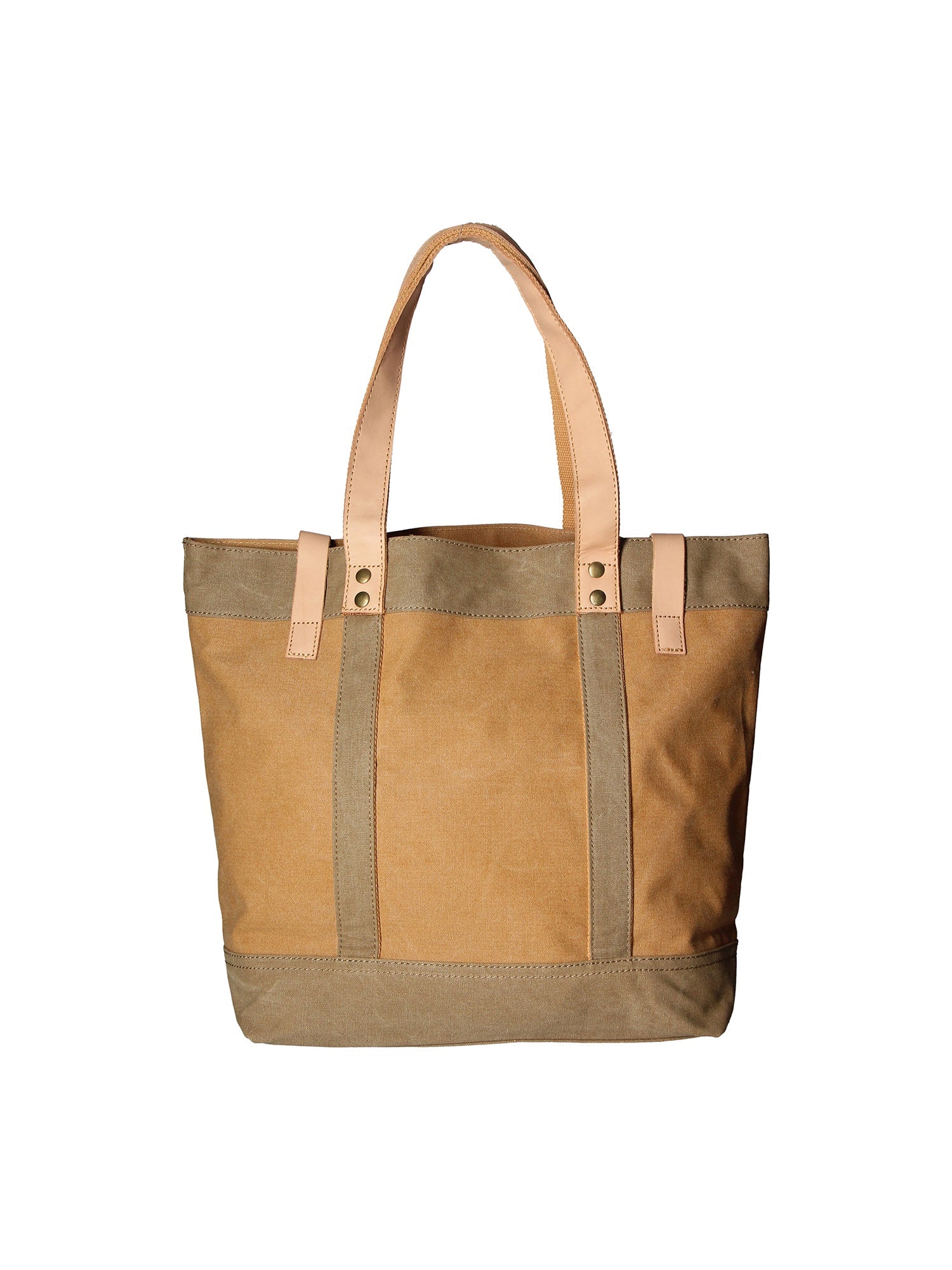 Maura Unisex-Handtasche aus Canvas und Leder, modische Tasche, 38 x 37 x 16 cm