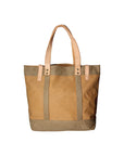 Maura Unisex-Handtasche aus Canvas und Leder, modische Tasche, 38 x 37 x 16 cm