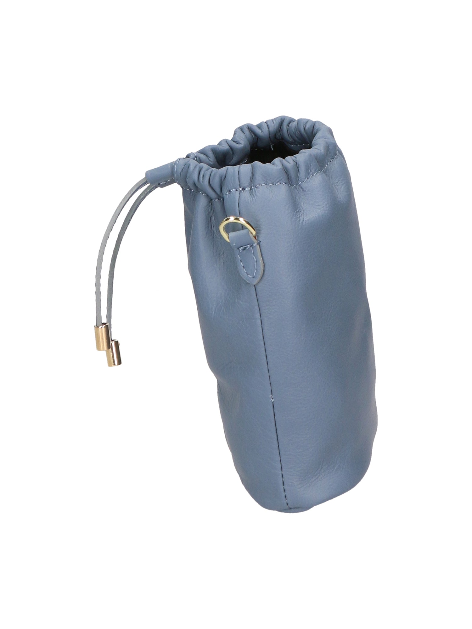 Angela Damen-Hobo-Tasche aus echtem Leder, hergestellt in Italien, 20 x 16 x 7 cm