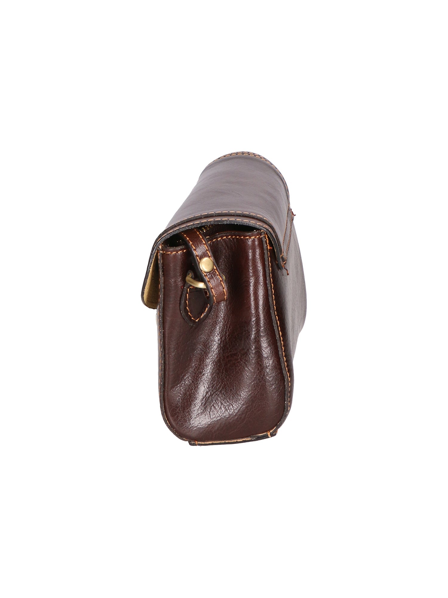 Faye Damen-Schultertasche aus echtem Leder, hergestellt in Italien, 18 x 13 x 5 cm