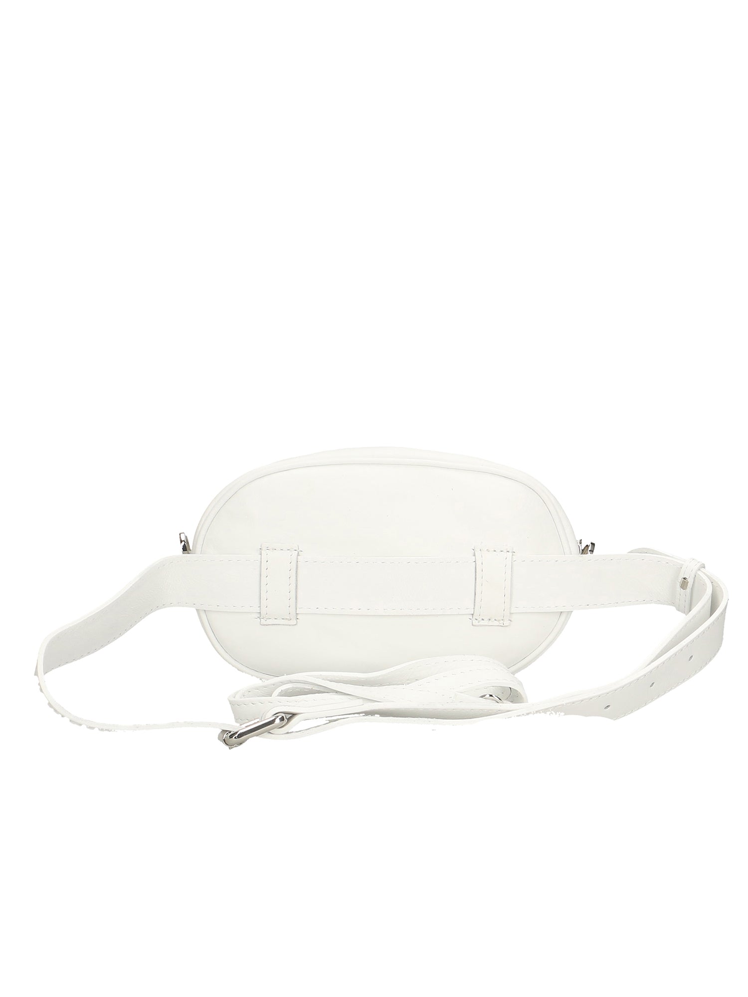Maddalena Women's Genuine Leather Bum Bag Made in Italy 13x21x6 cm