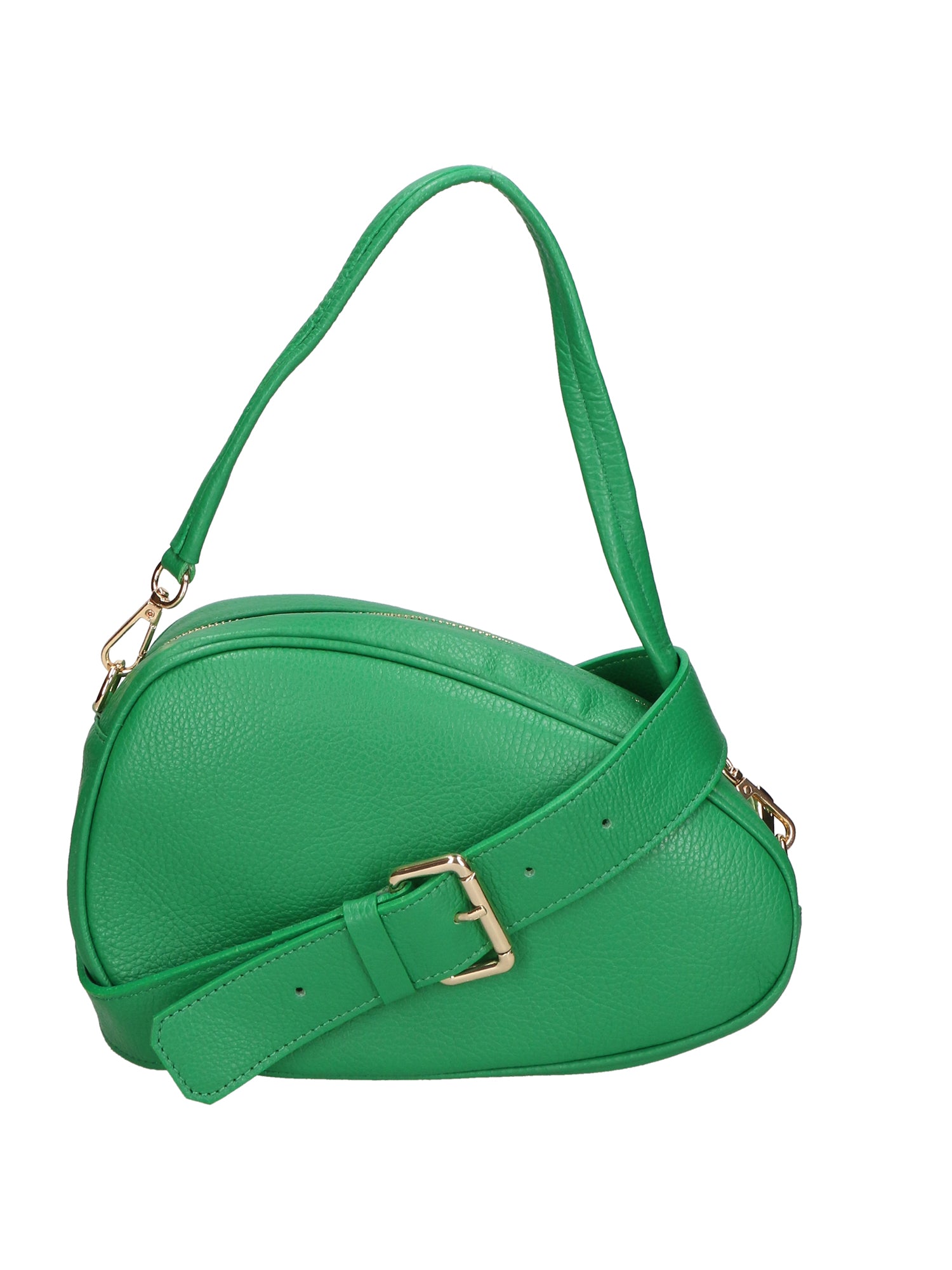 Gabriella Borsa a spalla da donna Vera pelle 05959-D47 VERDE MELA Chiara Ferretti