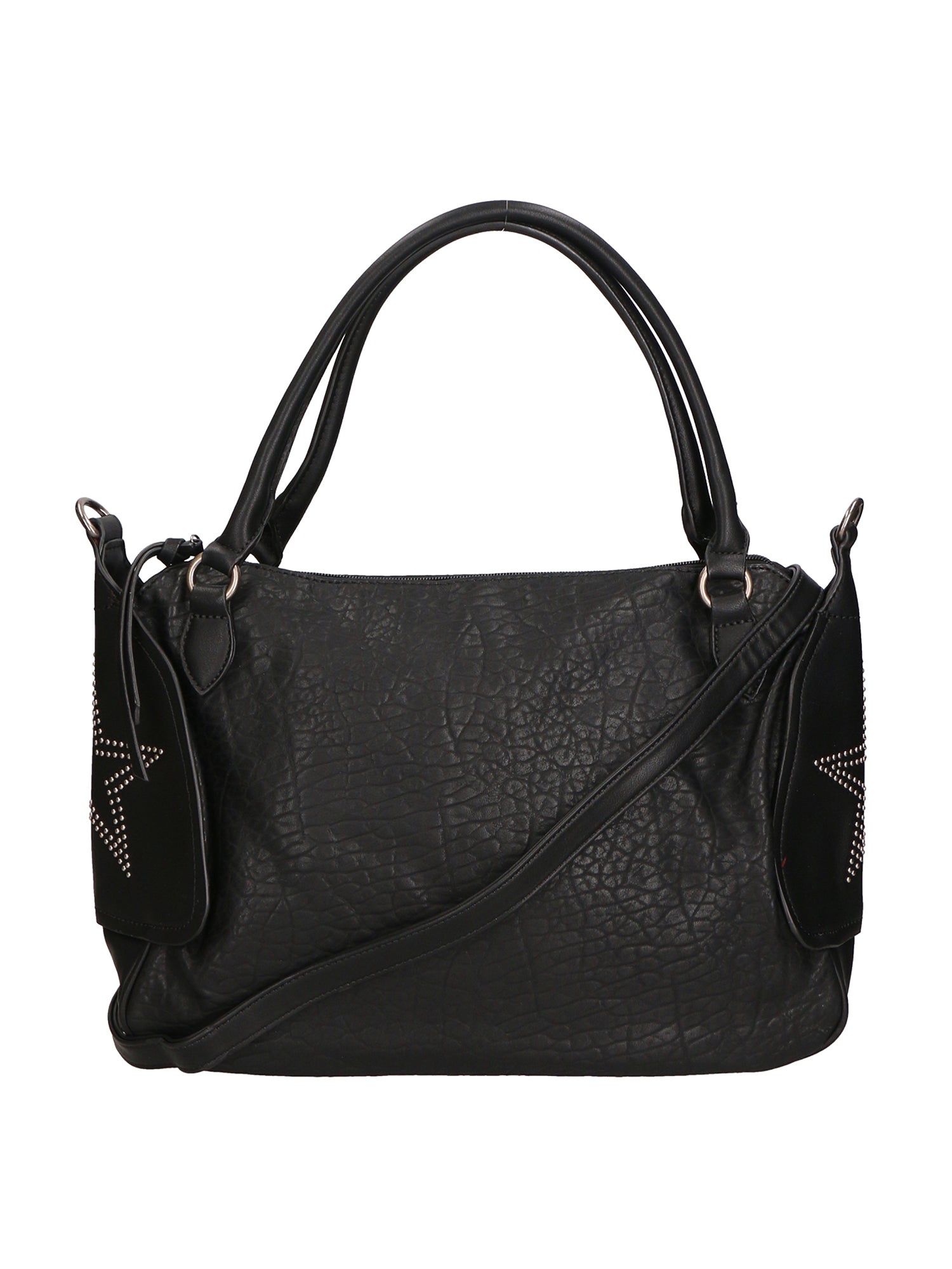 Rosa Borsa a mano da donna Ecopelle 8016-NERO Chiara Ferretti