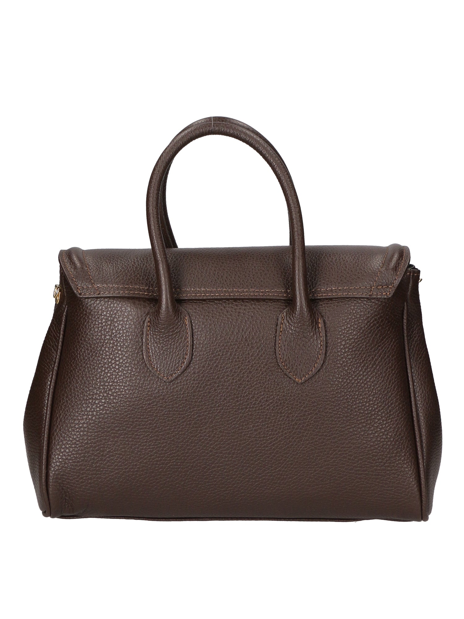 Ersilia Borsa a mano da donna Vera pelle 8092-D23 T.MORO DARK BROWN Chiara Ferretti