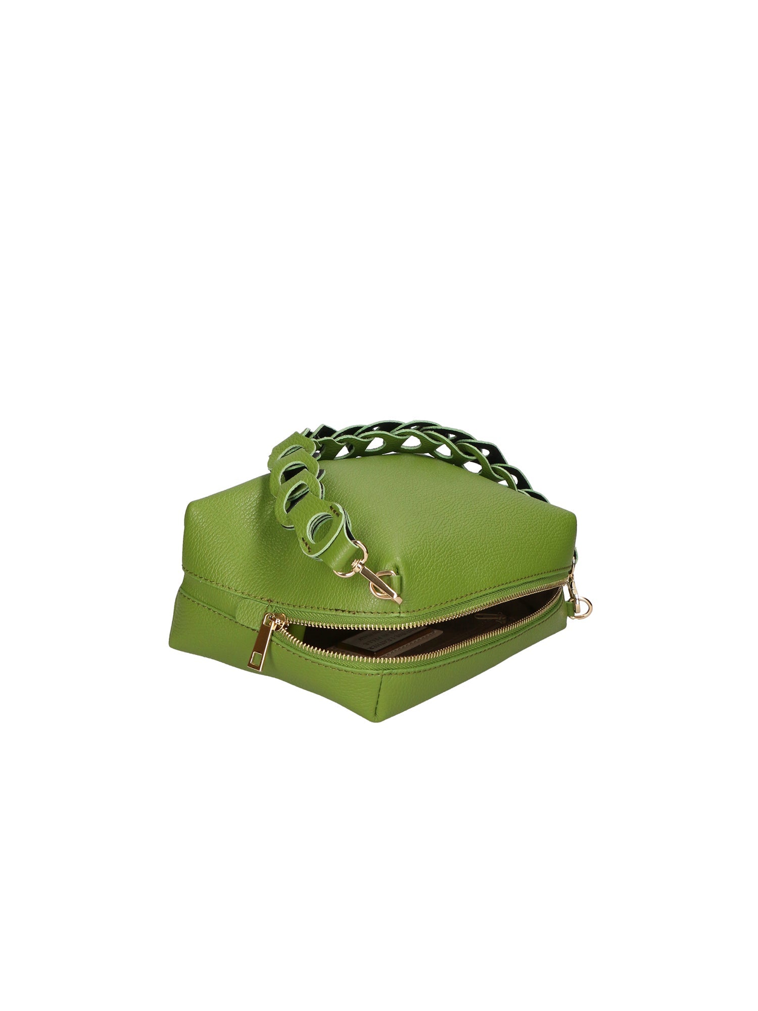 Livia Damen-Schultertasche aus echtem Leder, hergestellt in Italien, 16 x 26 x 9 cm