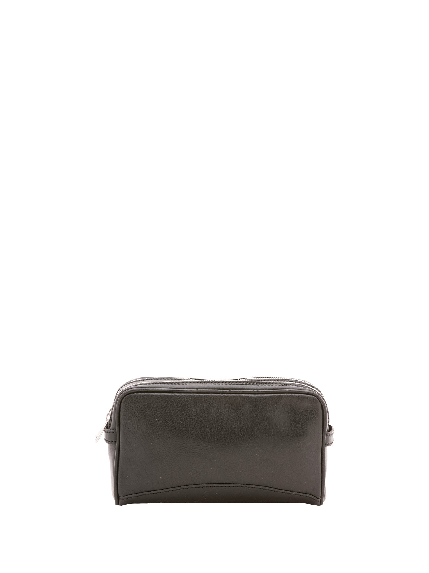 Pochette unisex in vera pelle Made in Italy 4401-NERO Alessia Firenze