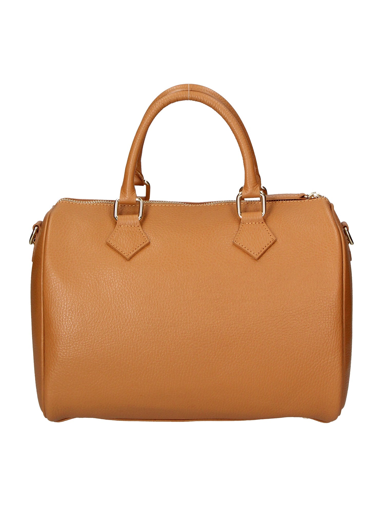 Aralia Borsa a bauletto da donna 100% pelle 5176-D17 CUOIO SCURO DARK COGNAC Chiara Ferretti