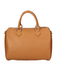 Aralia Borsa a bauletto da donna 100% pelle 5176-D17 CUOIO SCURO DARK COGNAC Chiara Ferretti