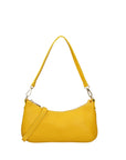 Damen-Schultertasche aus echtem Leder, hergestellt in Italien, 27 x 14 x 3 cm
