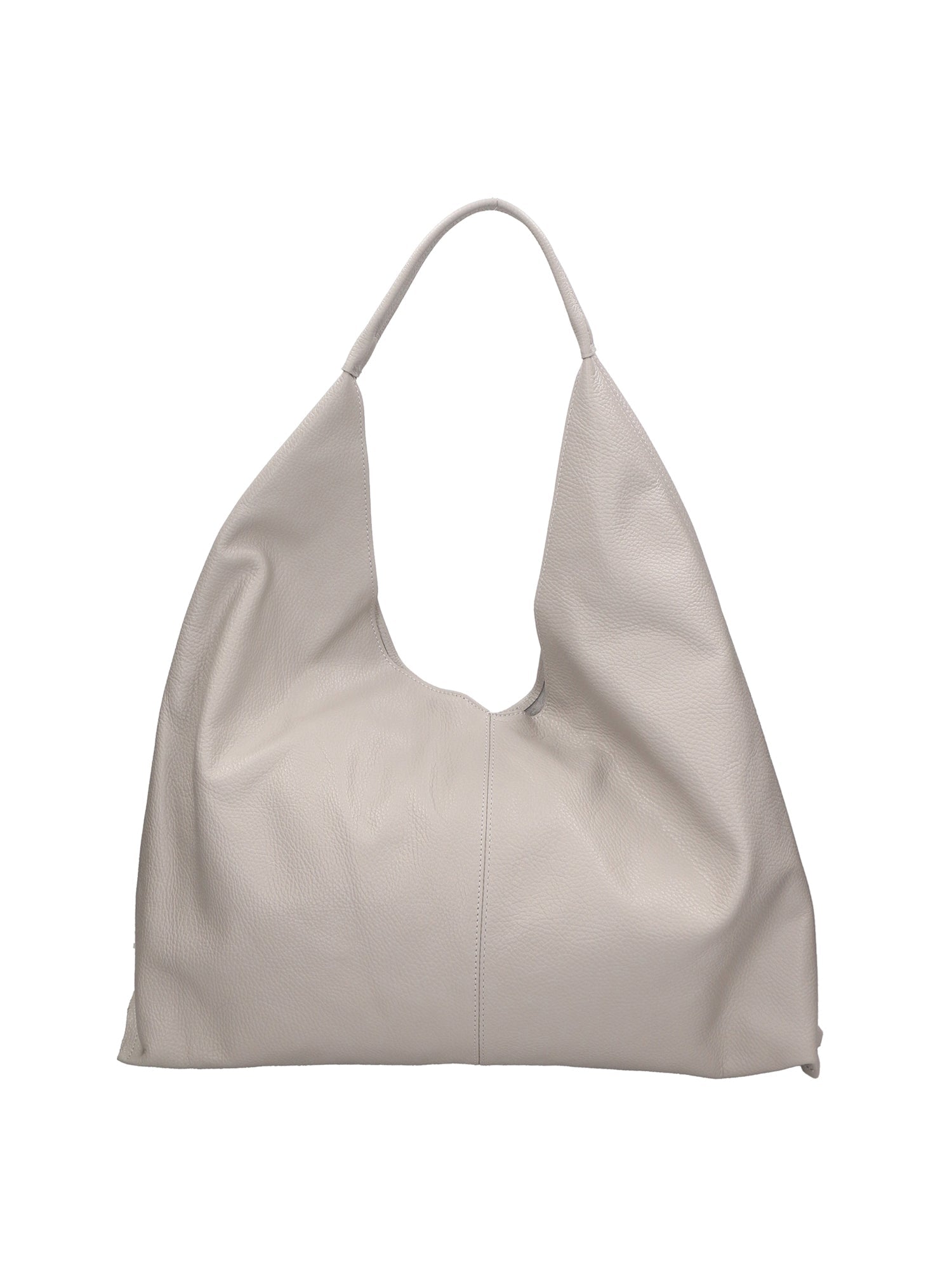 Ginger Borsa a spalla da donna Vera pelle 05788-D86 GRIGIO PERLA Chiara Ferretti