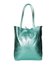 Íris Borsa a mano da donna Vera Pelle 07565-L037 TURCHESE Chiara Ferretti