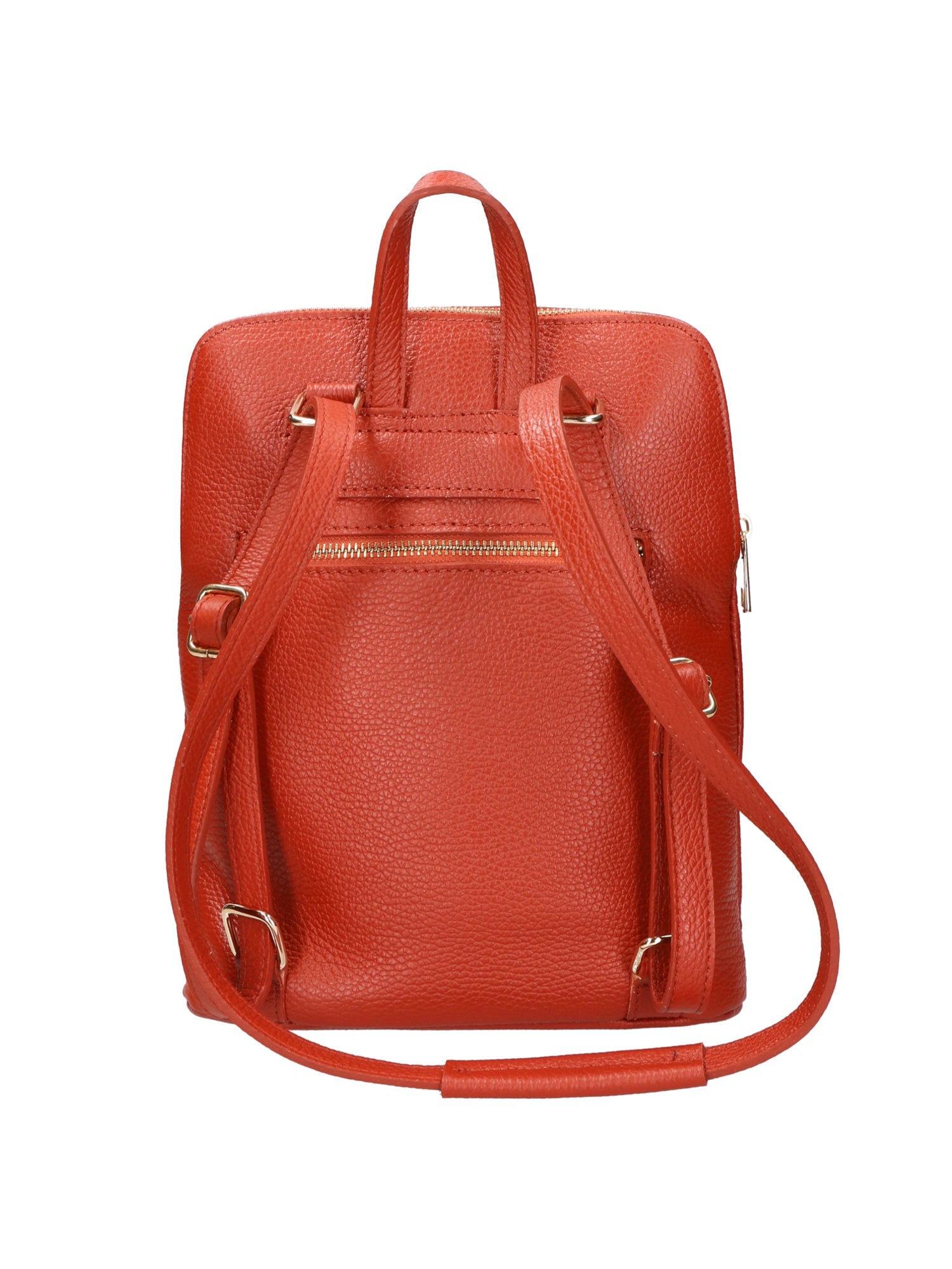 Vivenzia Damenrucksack aus echtem Leder, hergestellt in Italien, 23 x 29 x 6,5 cm