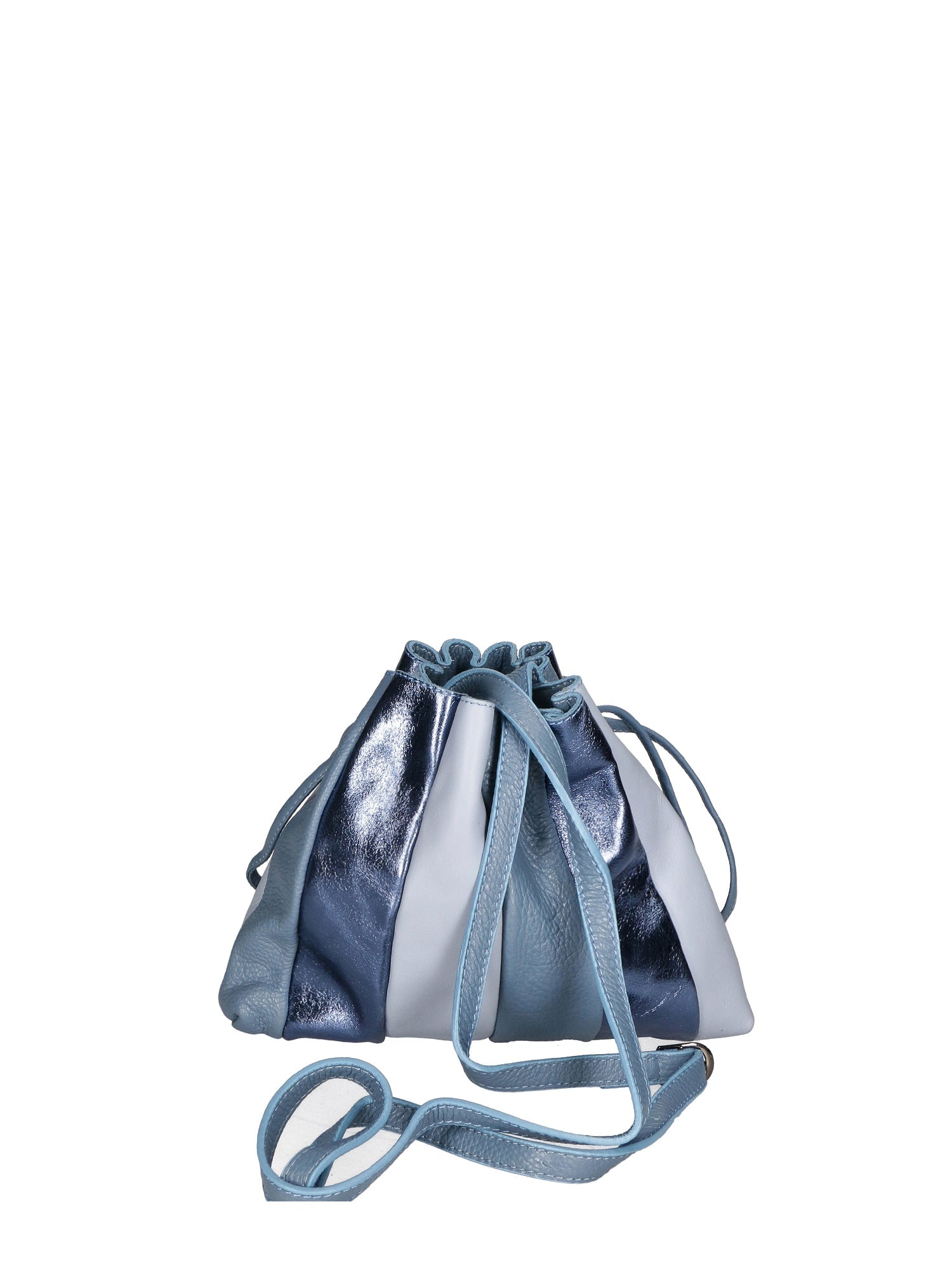 Norma Damen-Schultertasche aus echtem Leder, hergestellt in Italien, 21 x 25 x 4 cm