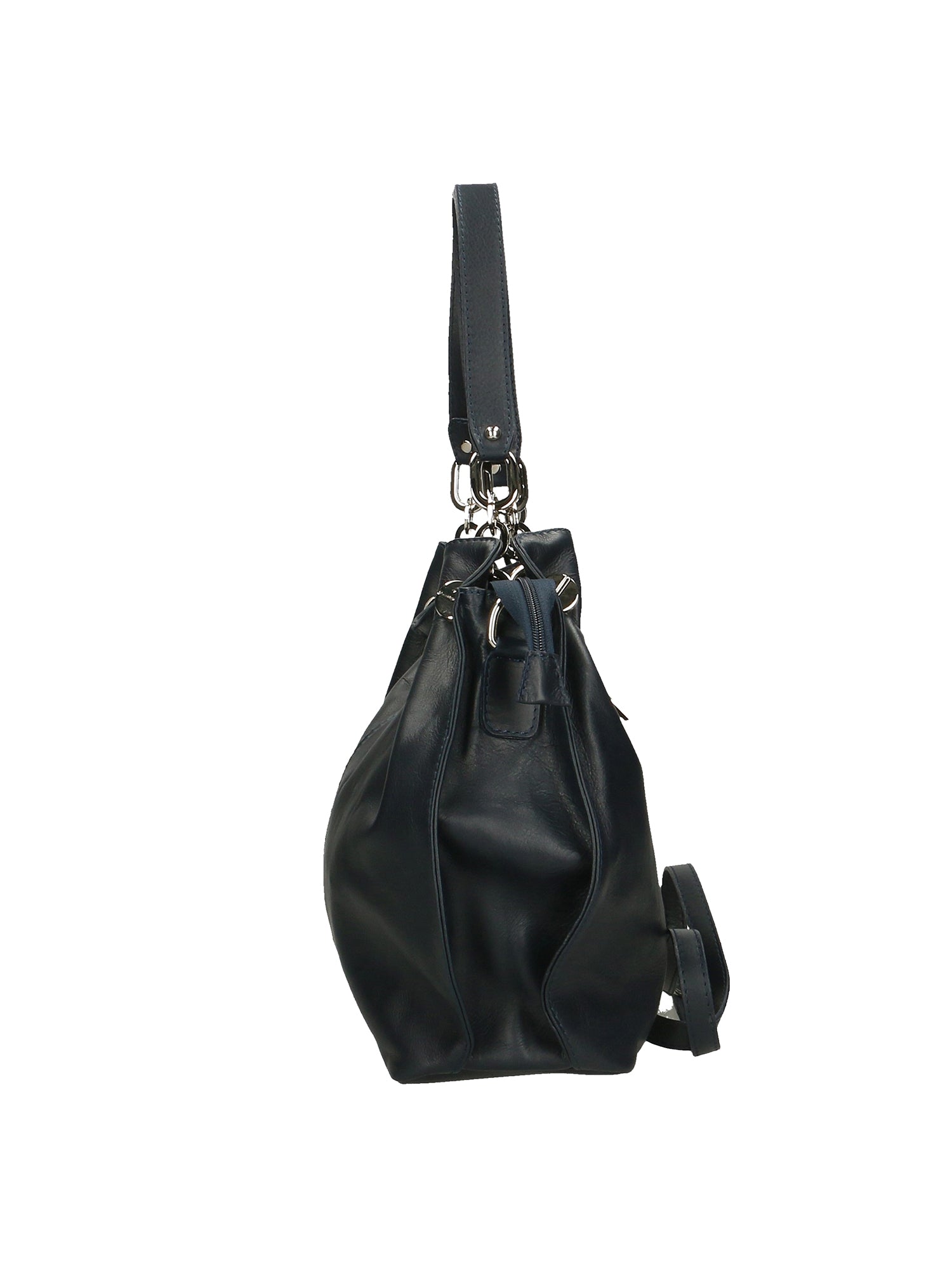 Ereba Borsa a mano da donna Made in Italy 100% pelle 3305-S24 BLU JEANS Chiara Ferretti