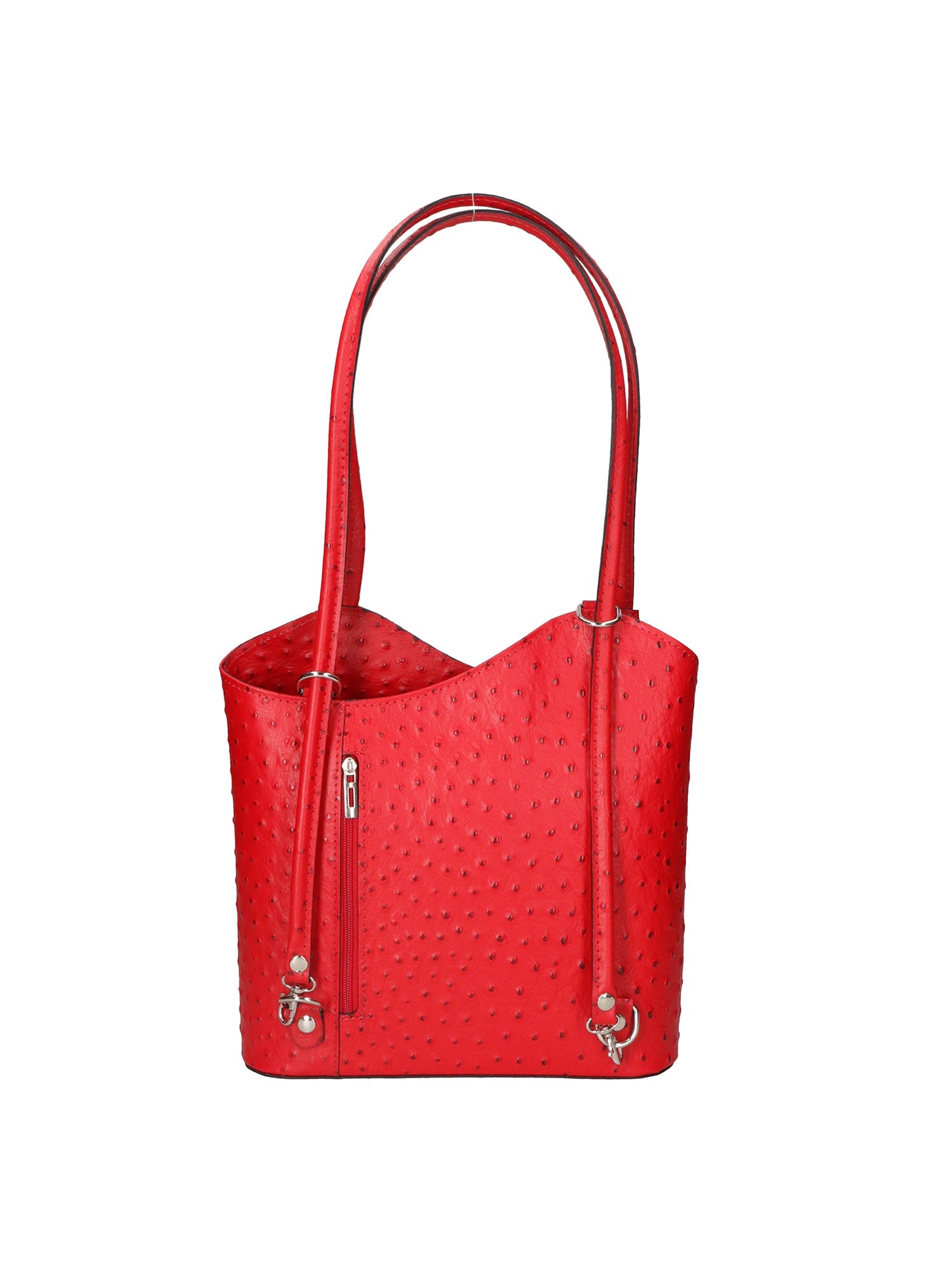 Chanel 3005-11 ROSSO Zaino da donna in vera pelle Chiara Ferretti