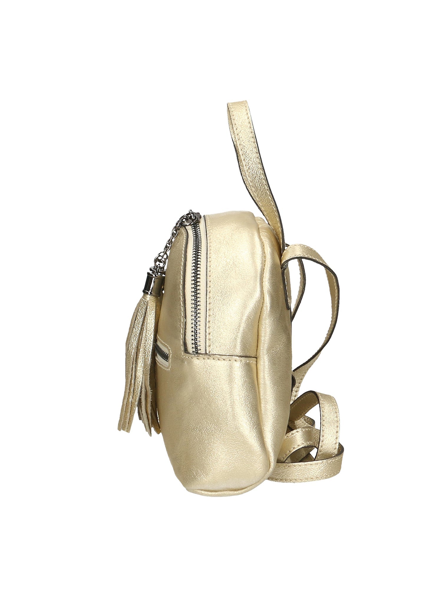 Morgana Damenrucksack aus echtem Leder, hergestellt in Italien, 16 x 17 x 5 cm