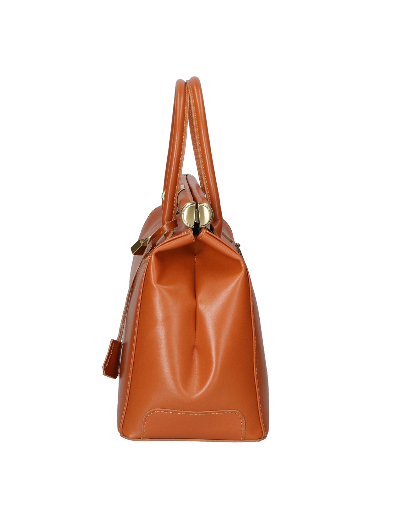 Federica Borsa a mano da donna Vera pelle 9106-CUOIO COGNAC Chiara Ferretti
