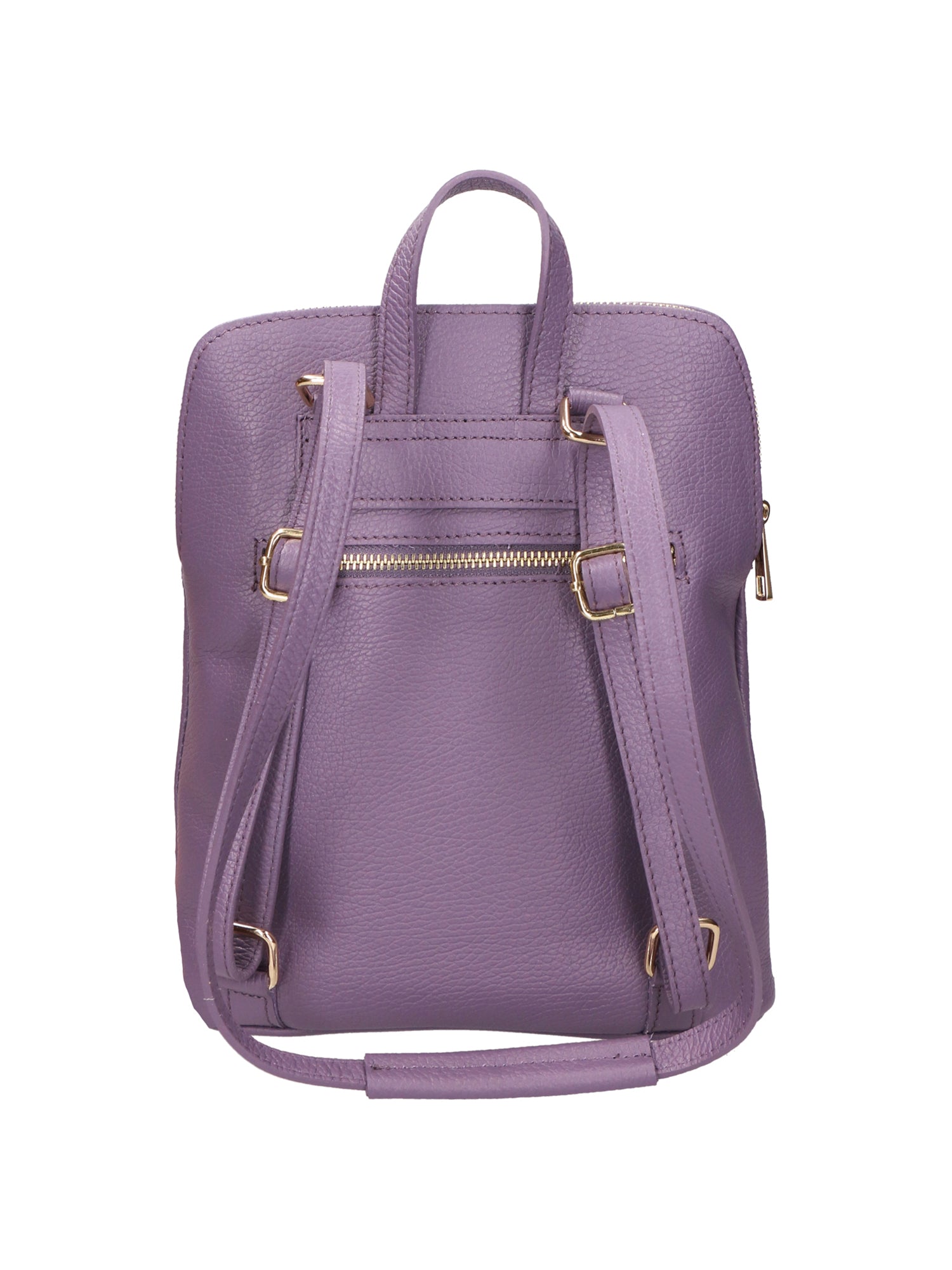 Vivenzia Damenrucksack aus echtem Leder, hergestellt in Italien, 23 x 29 x 6,5 cm