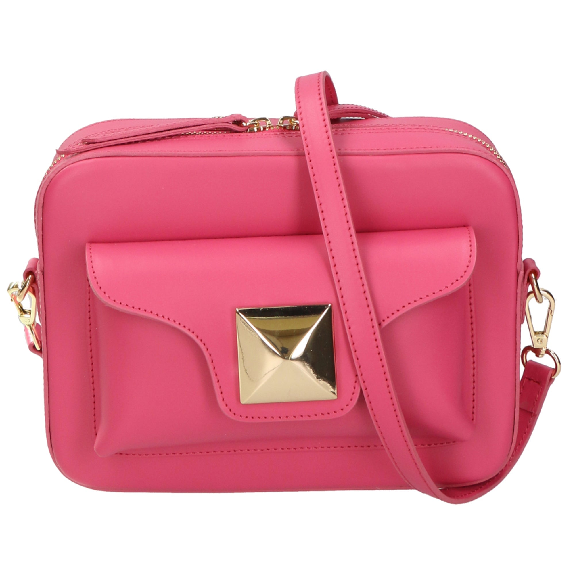 Ilenia Borsa a tracolla da donna 100% pelle 06013-L282 CARMINE Chiara Ferretti