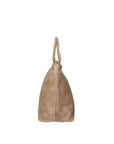 Elowen Plus Borsa Shopper da donna Vera Pelle 80063-TAUPE Chiara Ferretti