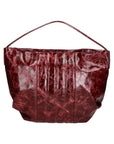 Vanda Damen-Schultertasche aus echtem Leder, hergestellt in Italien, 30 x 40 x 5 cm