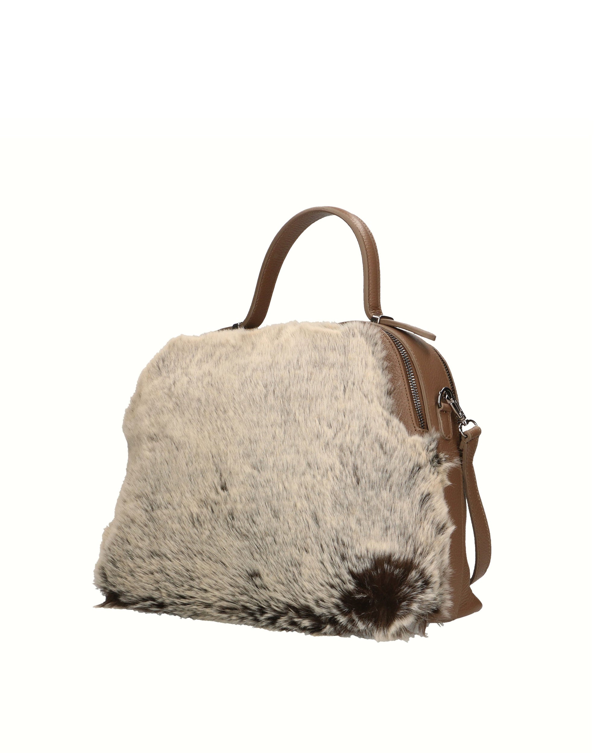 Aponia Borsa a mano da donna Vera pelle 8473-FANGO Chiara Ferretti