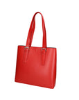 Germana Borsa a spalla da donna 100% pelle 05924-B58 ROSSO FUOCCO Chiara Ferretti