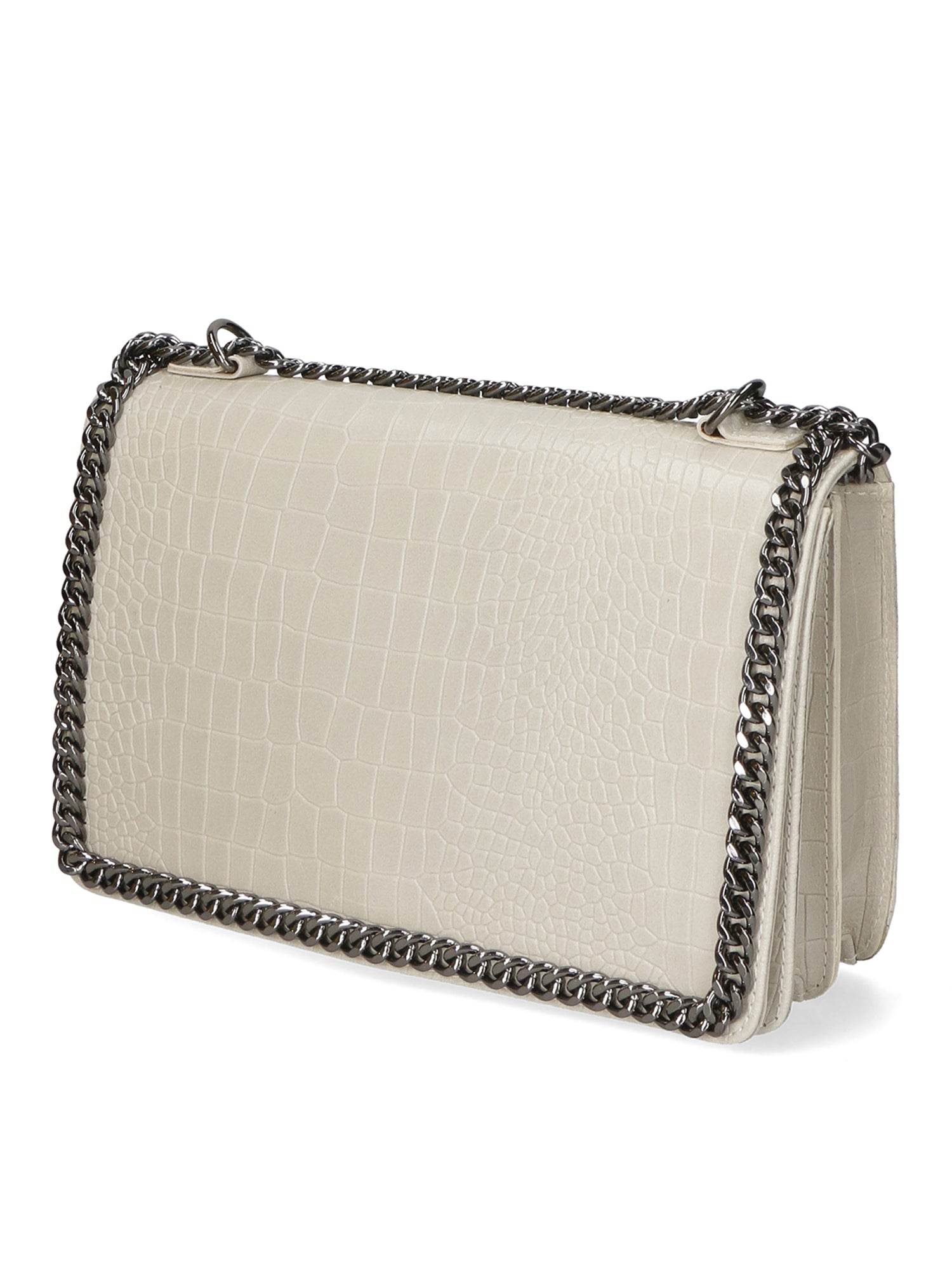 Crystalline Borsa a tracolla da donna Vera pelle 80066-BEIGE Chiara Ferretti