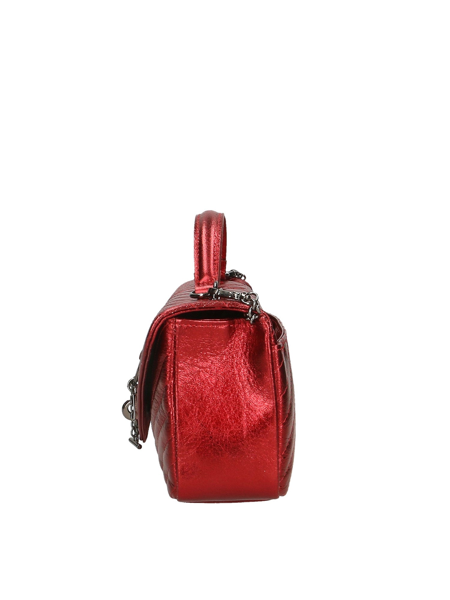 Volterra Borsa a tracolla da donna Vera Pelle 1626-ROSSO Chiara Ferretti