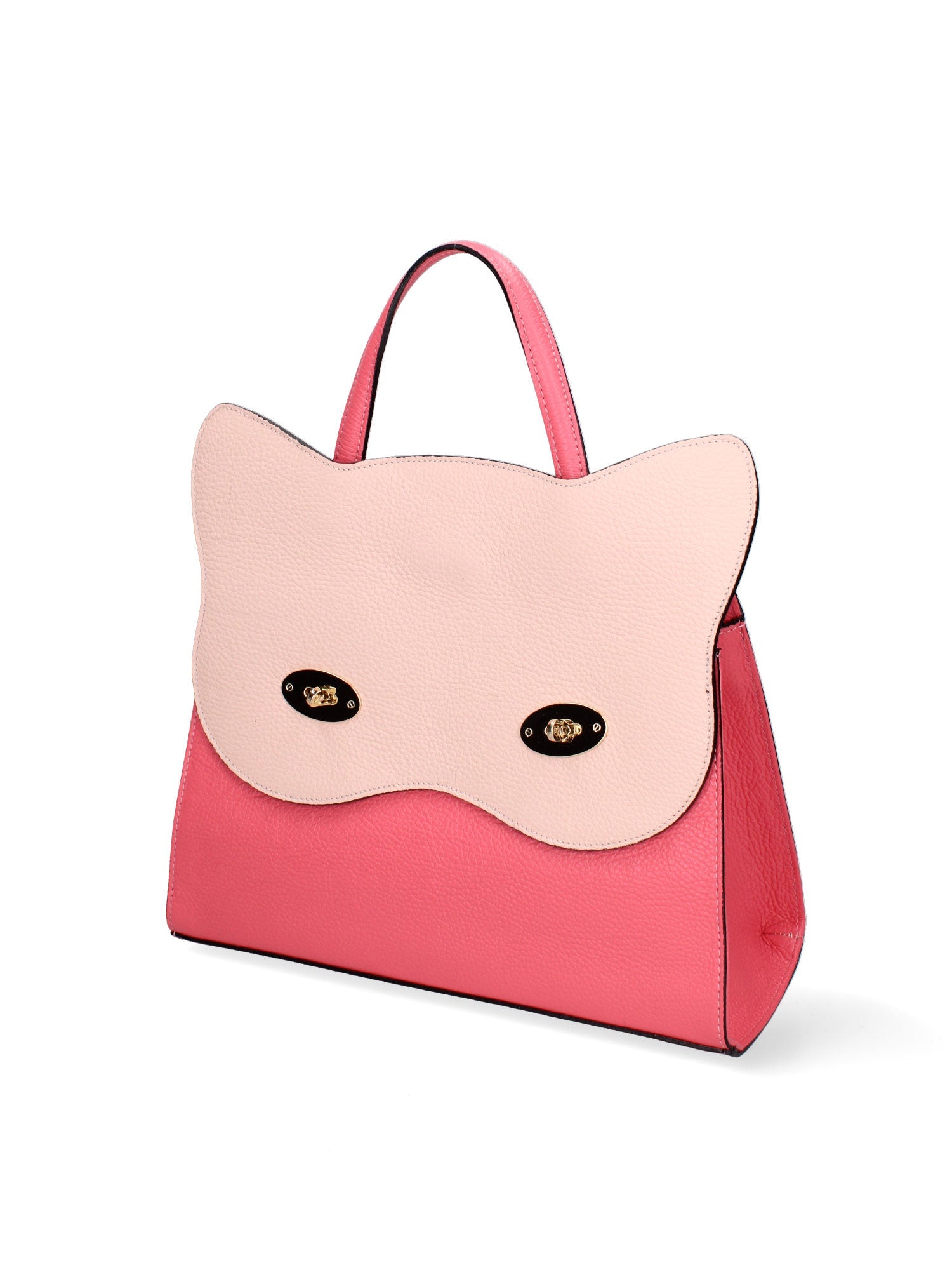 Arancia Borsa a mano da donna 100% pelle 8969-CORALLO+ROSA Chiara Ferretti