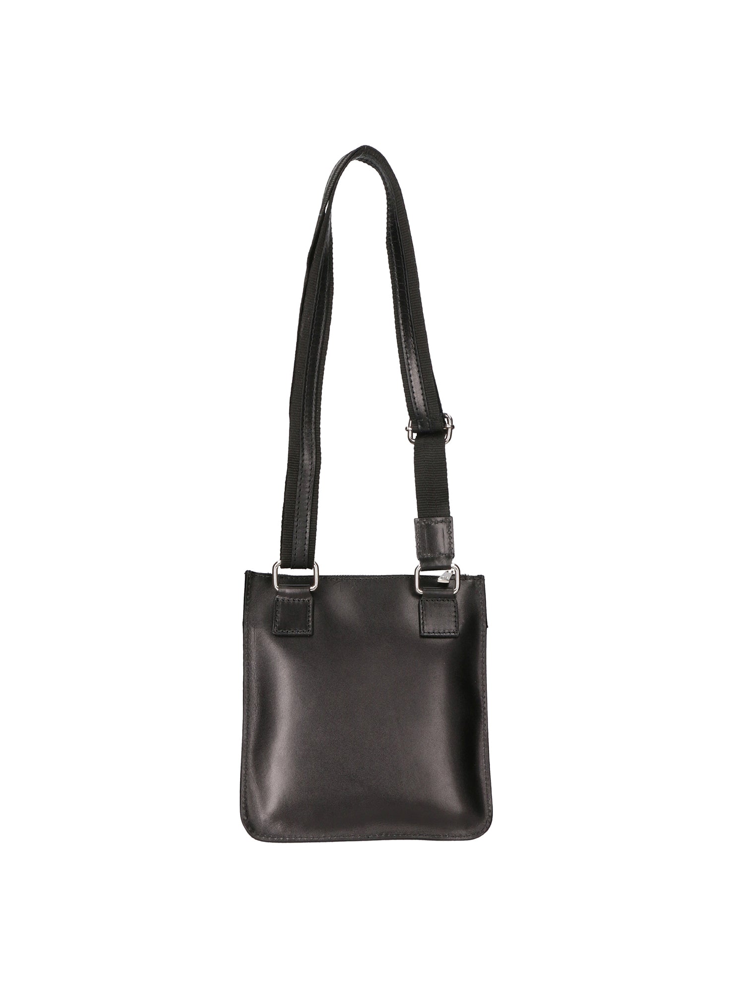 Flaviana Borsa a tracolla unisex Vera pelle 9117-NERO BLACK Chiara Ferretti