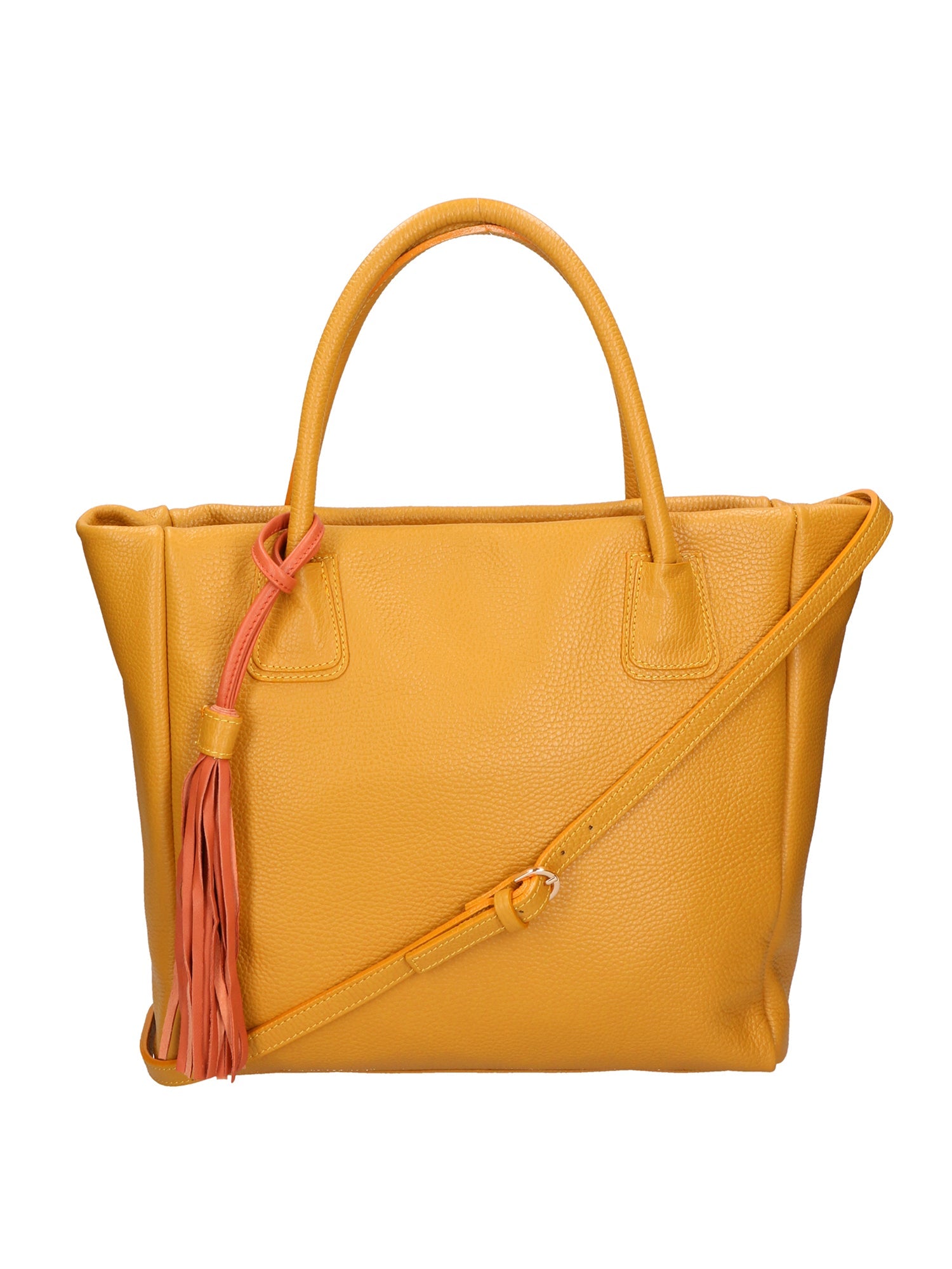 Verdiana Borsa a mano da donna Vera Pelle 06505-D36 SENAPE Chiara Ferretti