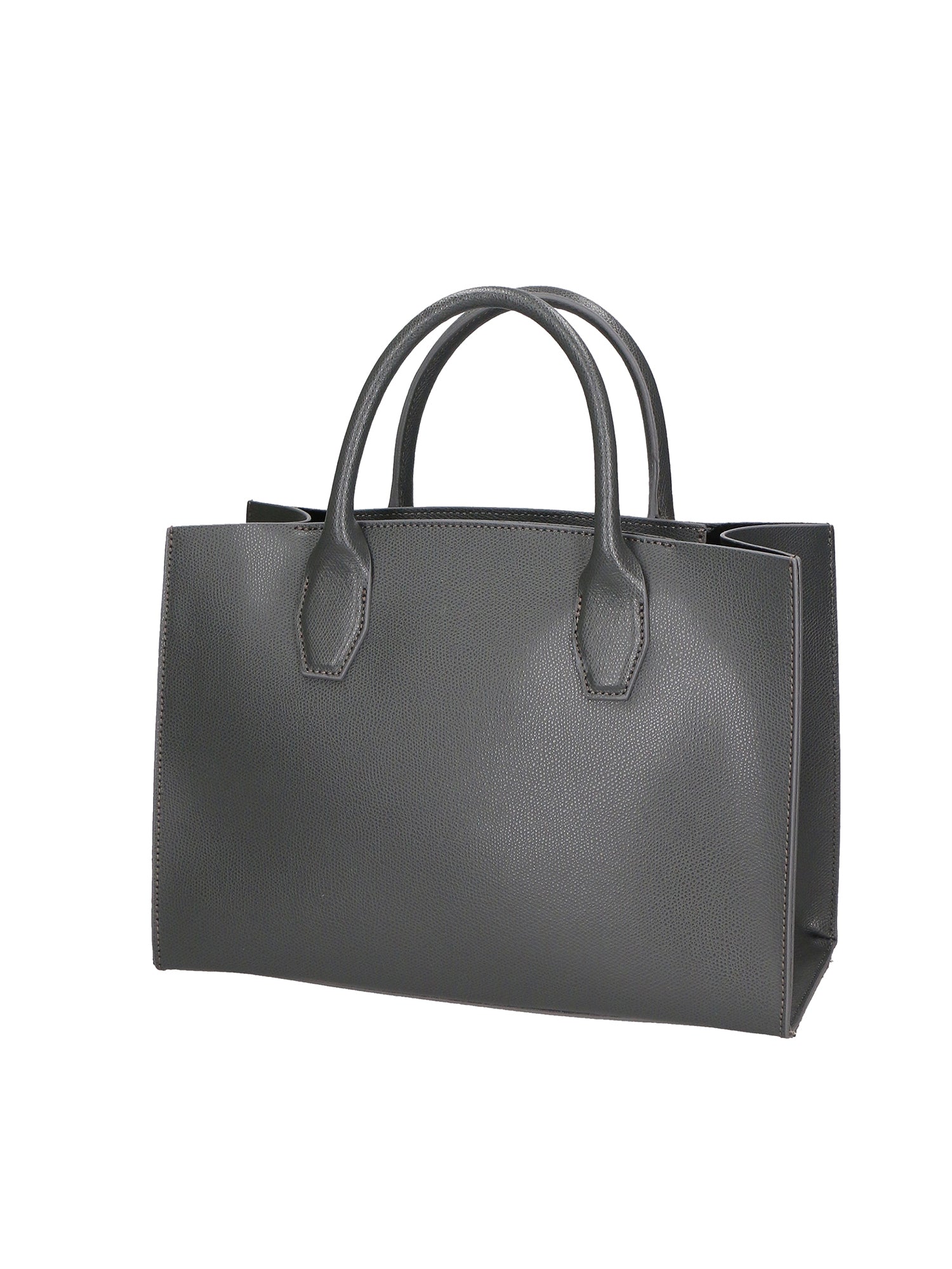 Lodovica Borsa a mano da donna Vera pelle 06544GRIGIO SCURO Chiara Ferretti