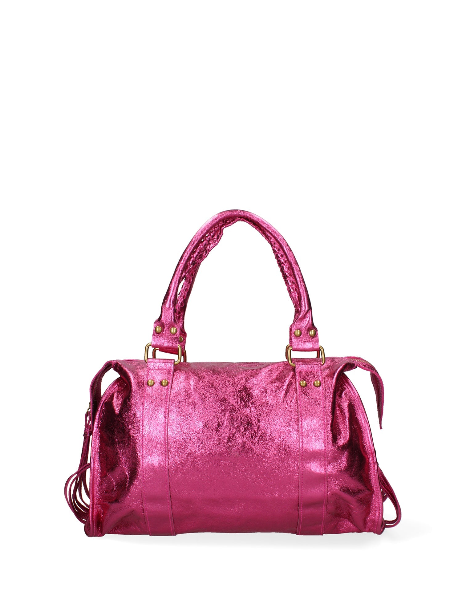 Novara Borsa a spalla da donna Vera pelle 06090 LM-L023 FUXIA Chiara Ferretti