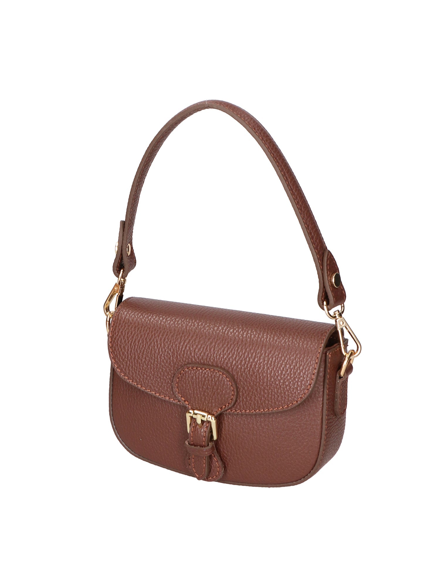 Viktoria Borsa a spalla da donna Vera pelle 06526-D223 cioccolato Chiara Ferretti