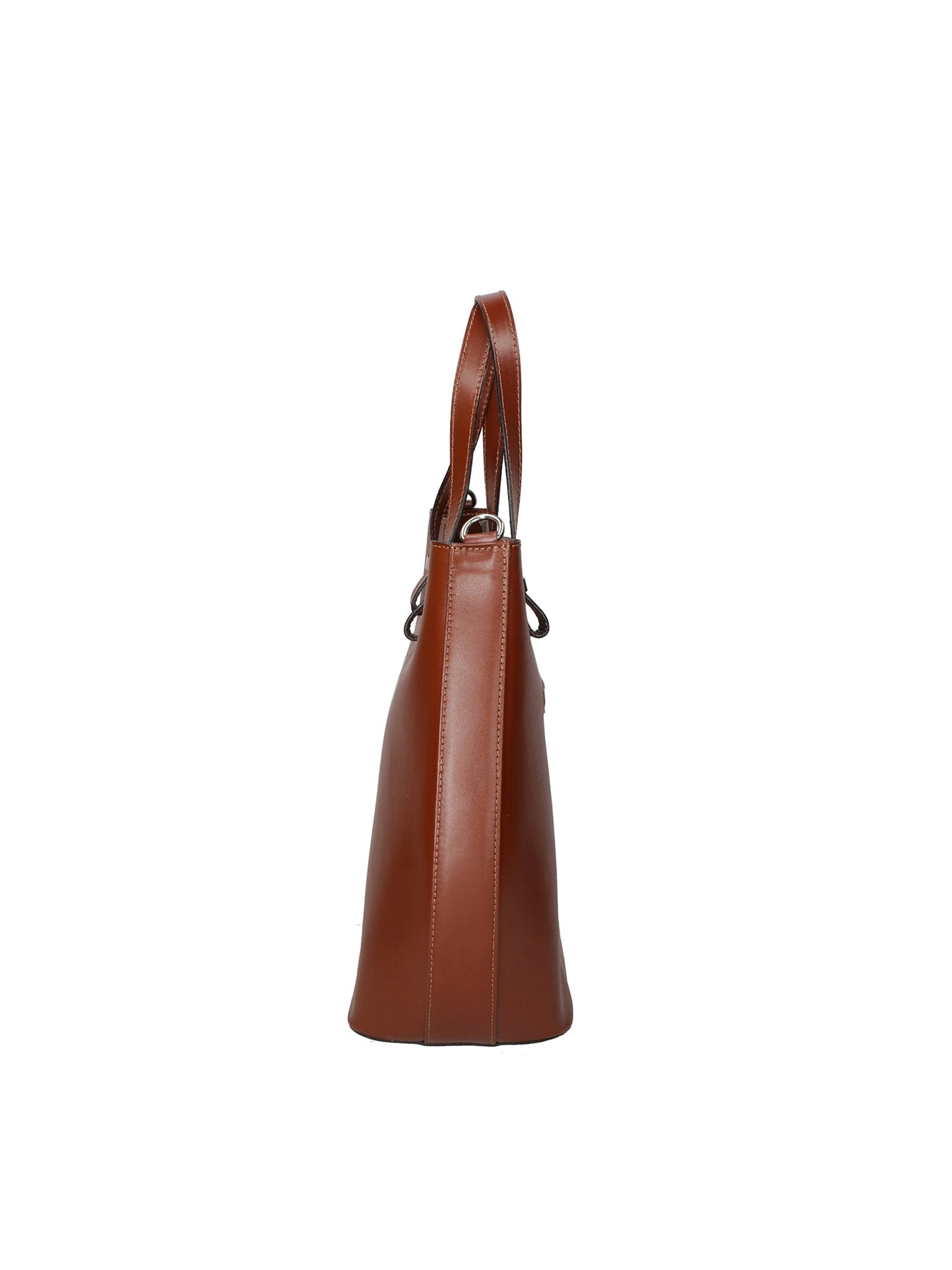 Egle Borsa a mano da donna Vera pelle 80046-MARRONE Chiara Ferretti