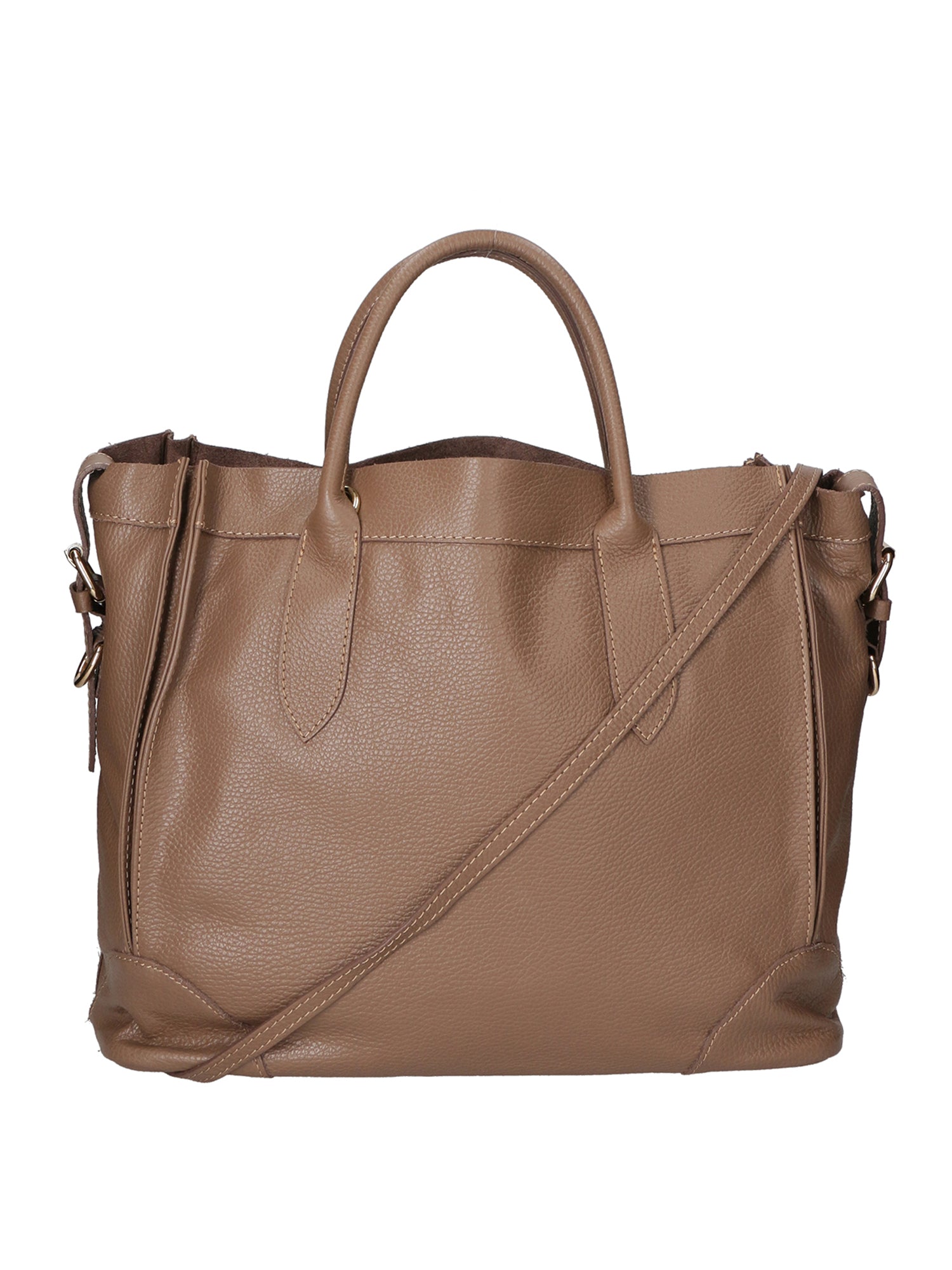 Doralice Borsa a mano da donna Vera pelle 80029-D40 TAUPE TAUPE Chiara Ferretti