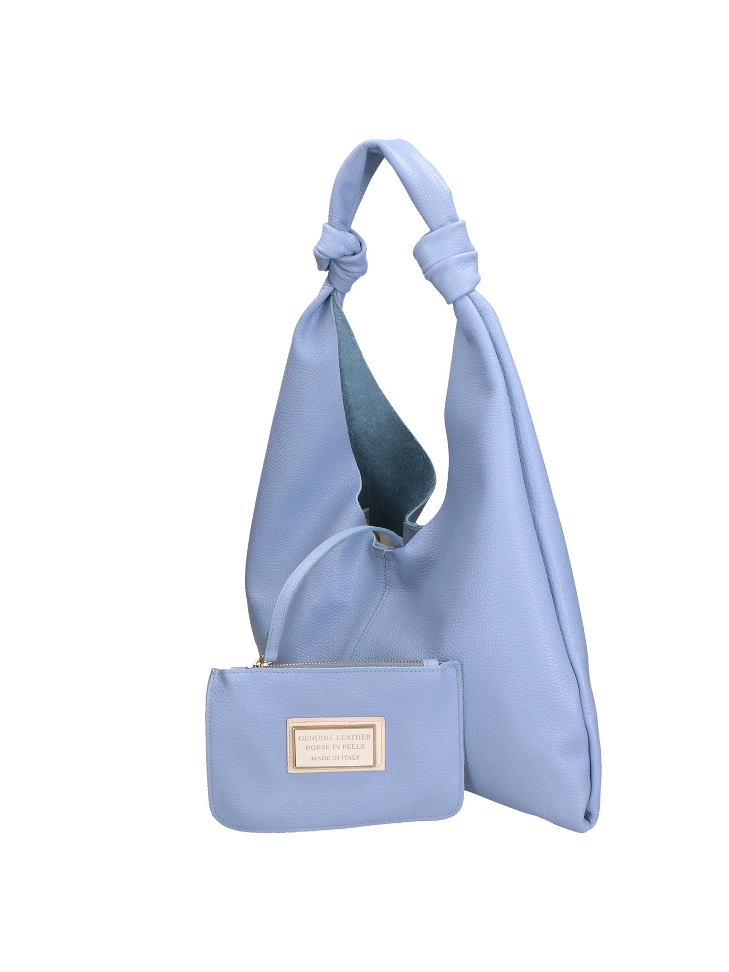 Gwenda Borsa a spalla da donna Vera pelle 06008-D220 AZZURRO Chiara Ferretti