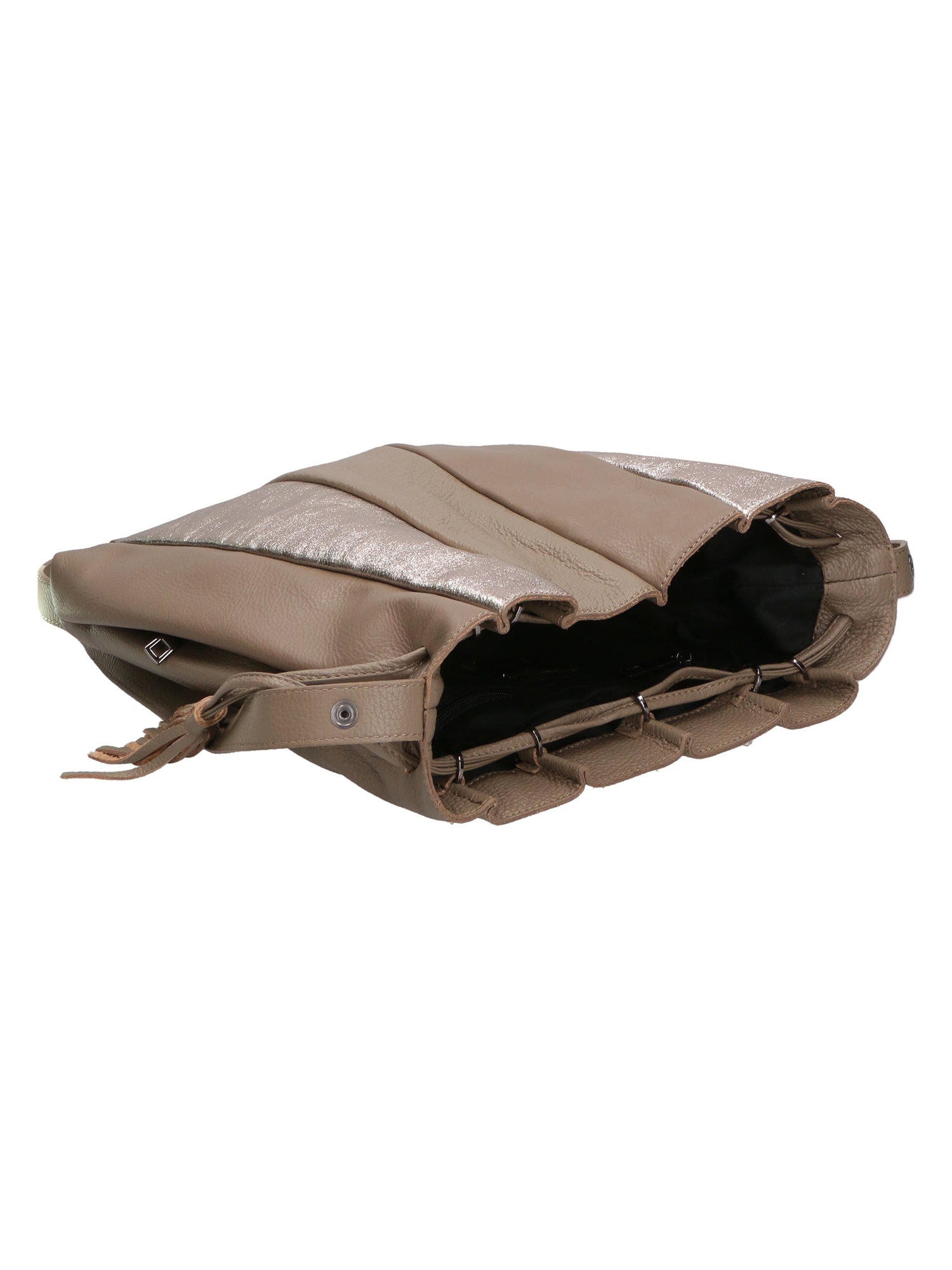 Nunzia Borsa a spalla da donna Vera pelle 576042-TAUPE Chiara Ferretti