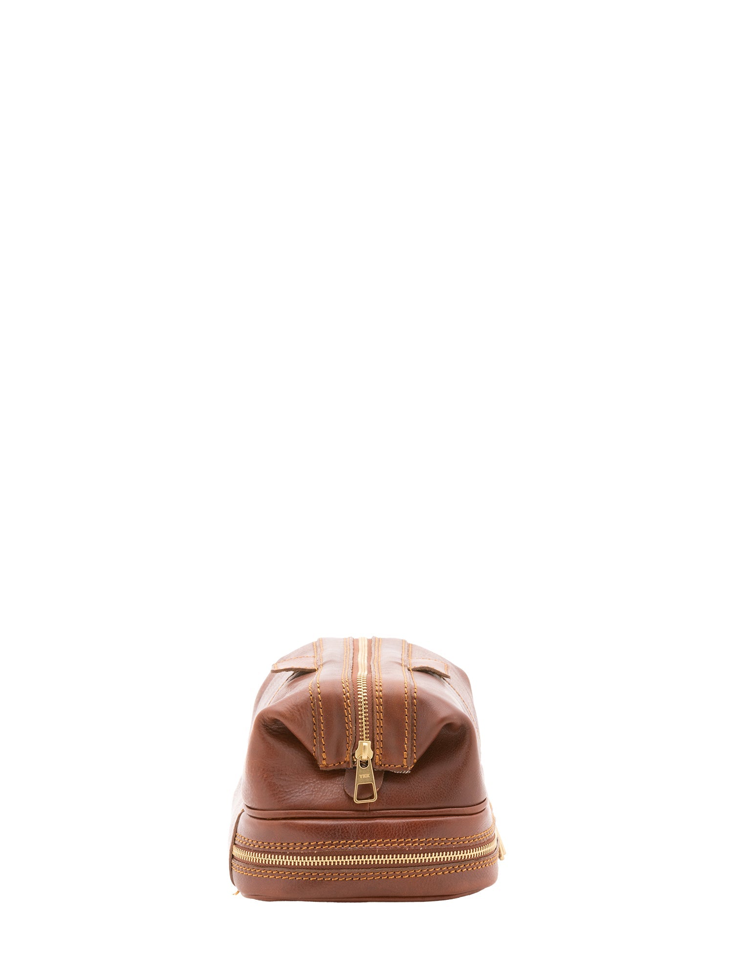 Pochette unisex in vera pelle Made in Italy 4424-MARRONE Alessia Firenze