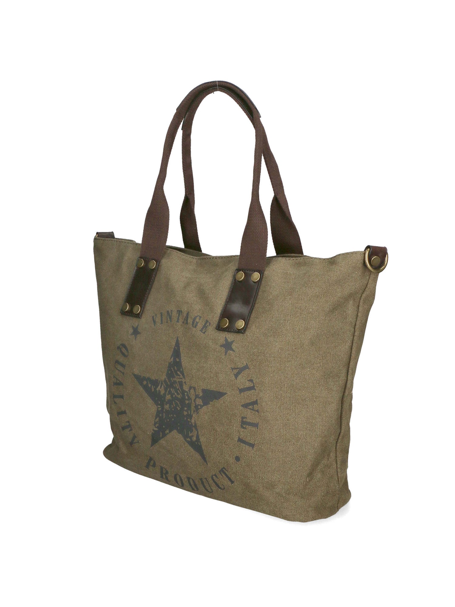 Sabrina Borsa a mano da donna 100% poliestere 8152-MILITARE Chiara Ferretti