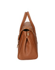 Ersilia Borsa a mano da donna Vera pelle 8092-D17 CUOIO SCURO DARK COGNAC Chiara Ferretti