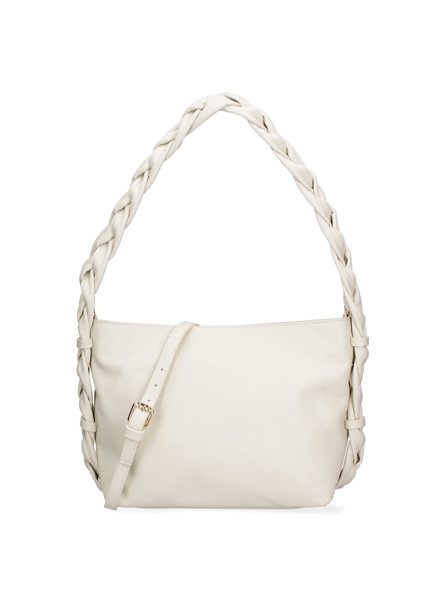 Damen-Schultertasche aus echtem Leder, hergestellt in Italien, 26 x 22 x 9 cm